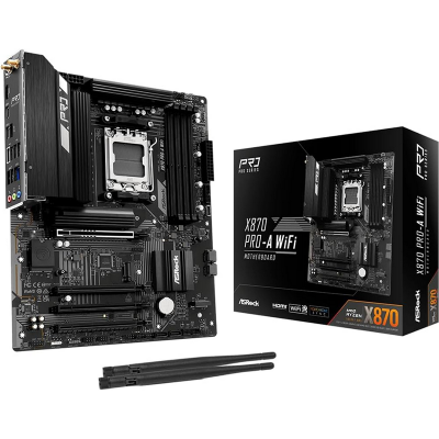 Scheda Madre ASROCK X870 Pro-A WIFI AM5 DDR5 ATX Nero