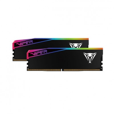 Ram Patriot Viper Gaming Elite 5 Ultra DDR5 6400Mhz 64GB (2x32) RGB CL32 XMP/EXPO Nero Ram Patriot Viper Gaming Elite 5 Ultra DDR5 6400Mhz 64GB (2x32) RGB CL32 XMP/EXPO Nero