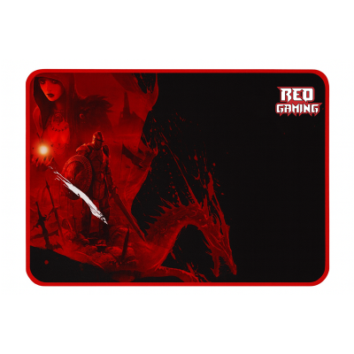 Tappetino Redgaming Phantoms 25x35 cm Bordo Rosso Antiscivolo