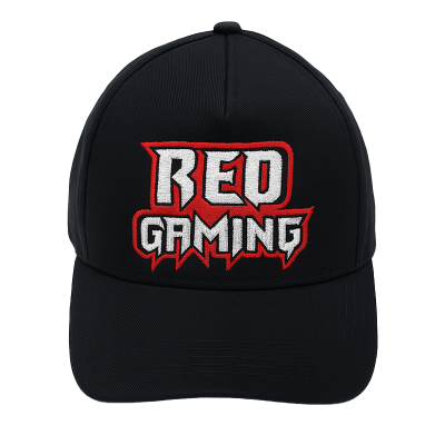 Cappellino Redgaming Nero Logo Ricamato