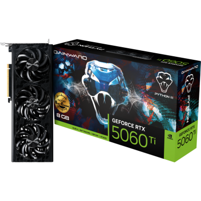 Scheda Video Gainward GeForce RTX 5060 TI Python III OC 8GB GDDR7