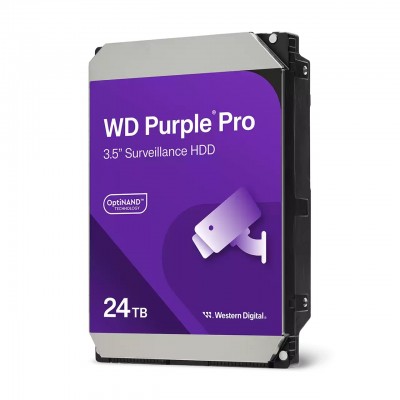 WD Purple Pro 24 TB, SATA6Gb, 512MB, 7200rpm