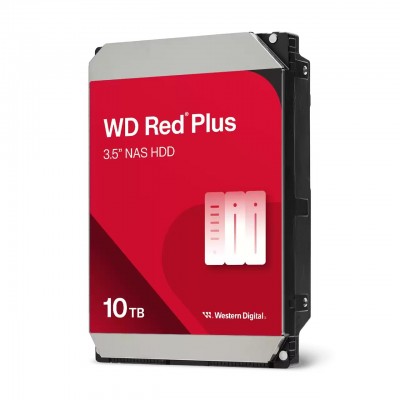 WD Red Plus 10TB, SATA6Gb, 256MB, 5400rpm, 24x7