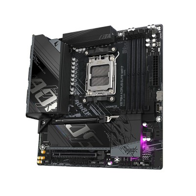 Scheda Madre Gigabyte X870M AORUS ELITE WIFI7 Socket AM5 Micro-ATX Nero