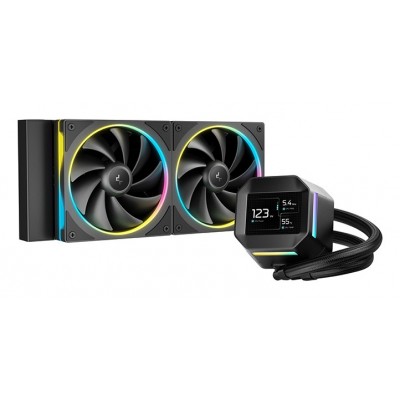 Dissipatore a Liquido DeepCool LM360 LCD RGB 240mm Nero
