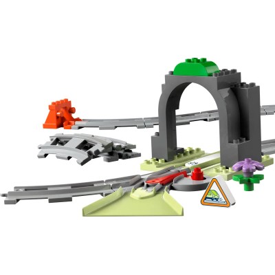LEGO 10425 DUPLO Town Tunnel ferroviario e set di estensione per binari