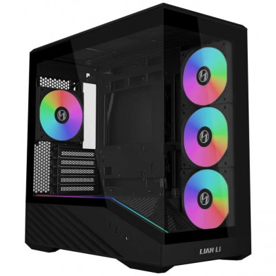 Case Lian Li VECTOR V100 MINI Micro-ATX Vetro Temperato Nero