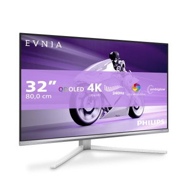 Monitor Philips Evnia 32M2N8900 Ultra HD da 32" OLED QD G-SYNC 240Hz