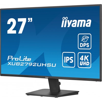 Monitor iiyama ProLite XU2792UHSU-B6 27" 3840 x 2160 Pixel 4K Ultra HD LED Nero