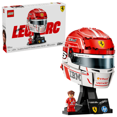 LEGO 43014 Casco di Charles Leclerc Scuderia Ferrari HP