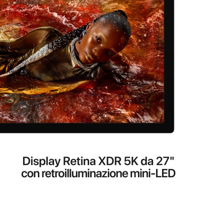 Monitor Apple Studio Display XDR 5K 27" 5120 x 2880 Pixel Argento