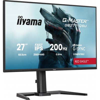 Monitor iiyama G-MASTER GB2771QSU-B1 27" 2560 x 1440 Pixel Wide Quad HD Nero