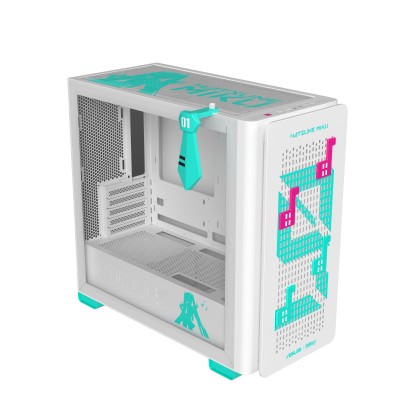 Case ASUS A23 Hatsune Miku Edition Turchese, Bianco