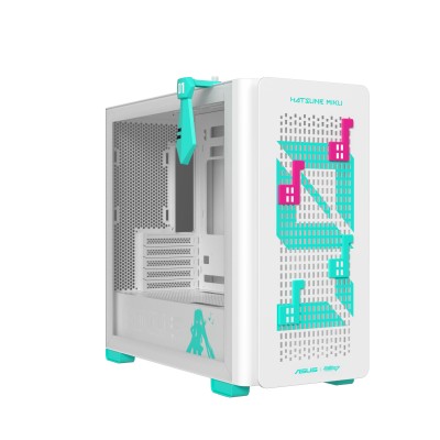 Case ASUS A23 Hatsune Miku Edition Turchese, Bianco