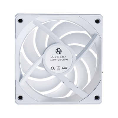 Ventole Lian Li UNI FAN CL Wireless Kit Da 3 Reverse Blade RGB PWM 120mm Bianco