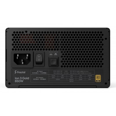 Alimentatore Fractal Design Ion 3 Gold 850W 24-pin ATX Nero