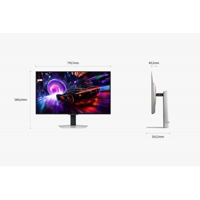 Monitor Da Gaming Samsung Odyssey OLED G8 G81SF 32" UHD 240Hz QD-OLED FreeSync Premium Pro