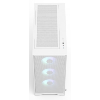 Case Fractal Design Pop 2 Air TG RGB Mid Tower ATX Vetro Temperato Bianco