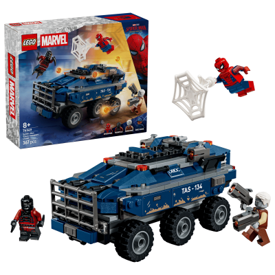 LEGO 76349 Marvel Spider-Man: Inseguimento del trasportatore di detenuti
