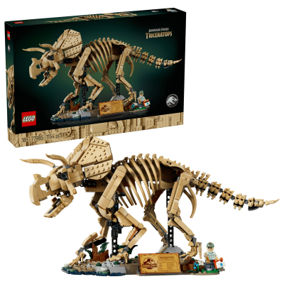 LEGO 77985 Jurassic World Fossili di dinosauro: Triceratopo