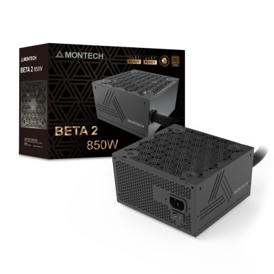 Alimentatore Montech BETA 2 80PLUS Bronze ATX 3.1 PCIe 5.1 850W Nero