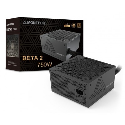 Alimentatore Montech BETA 2 80PLUS Bronze ATX 3.1 750W Nero