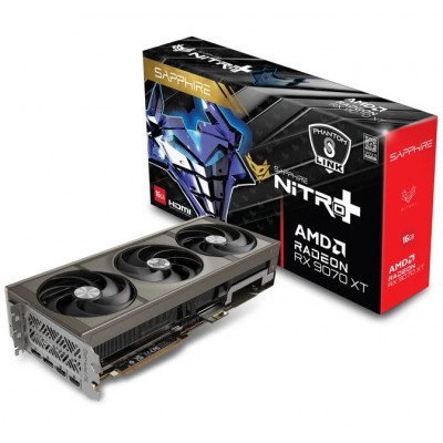 Scheda Video Sapphire Nitro+ Radeon RX 9070 XT PhantomLink 16GB GDDR6 Nero