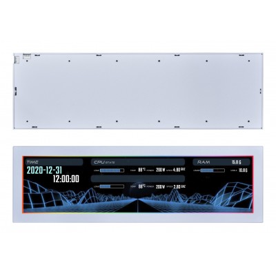 Monitor Lian Li 8.8" Universal Screen Bianco