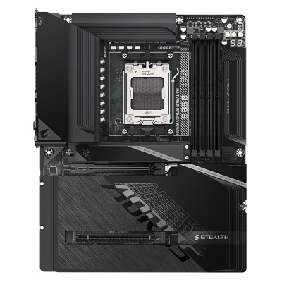 Scheda Madre GIGABYTE B850 AORUS STEALTH (BTF) AM5 DDR5 ATX Wi-Fi 7 Nero