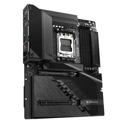 Scheda Madre GIGABYTE B850 AORUS STEALTH (BTF) AM5 DDR5 ATX Wi-Fi 7 Nero