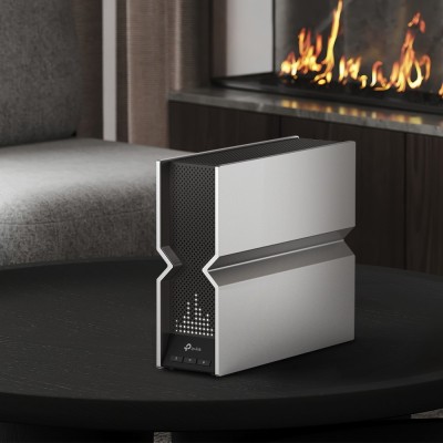 Router Wi-Fi TP-Link Archer BE800 Wi-Fi 7 tri-band, Ethernet 10Gbps EasyMesh Grigio