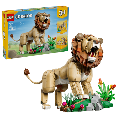 LEGO 31386 Creator Animali selvatici Leone Maestoso