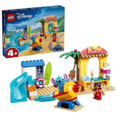 LEGO 43280 Disney Divertimento in spiaggia con Lilo e Stitch