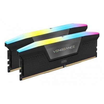 Ram Corsair Vengeance DDR5 64Gb (2x32) 6000Mhz RGB CL40 XMP Nero