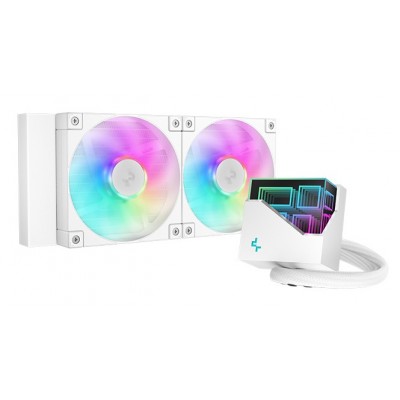 Dissipatore A Liquido DeepCool LT240 ARGB Bianco