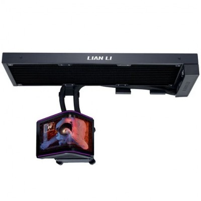 Dissipatore a Liquido Lian Li HydroShift II FanLess display OLED Curvo 360mm Nero