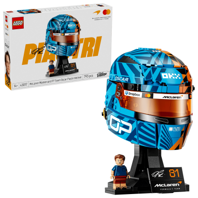 LEGO 43017 Editions Casco di Oscar Piastri McLaren Mastercard F1 Team