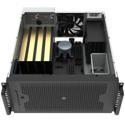 Case Rack SilverStone RM53-502 5u Nero