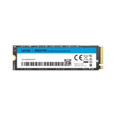 SSD M.2 Lexar NM610 Pro NVMe PCIe 3.0 Type2280 500GB