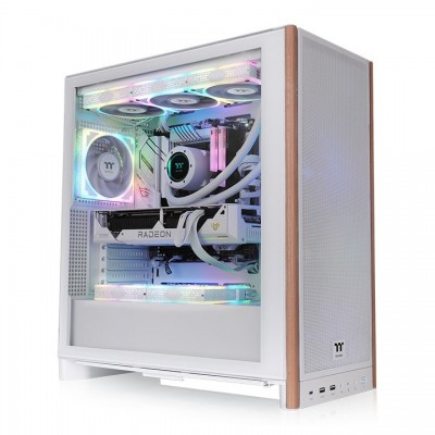 Case Thermaltake S370 WS Midi-Tower E-ATX Vetro Temperato Bianco