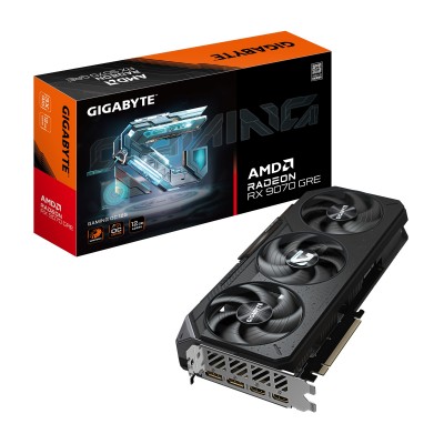 Scheda Video GIGABYTE AMD Radeon RX 9070 GRE GAMING OC 12Gb GDDR6 Nero