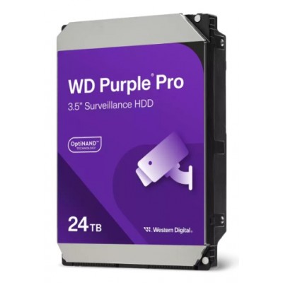 HDD Western Digital Purple Pro 3.5" WD241PURP 24 TB 7200 Rpm Cache 512mb