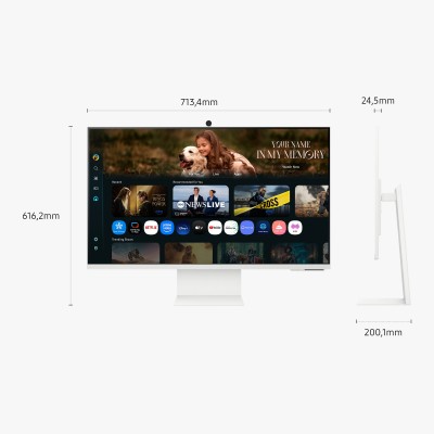 Monitor Samsung M8 Smart Monitor - M80F da 32" UHD