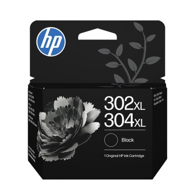 Cartuccia HP nero B7RT9AE 302 XL   304 XL 300 Pagine Cartuccia di inchiostro nero originale HP 302XL 304XL