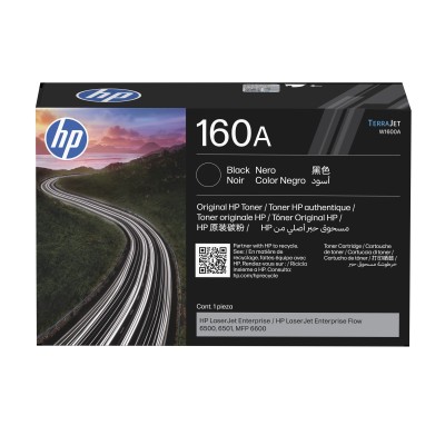 Toner HP nero W1600A 160A 10500 Pagine Cartuccia toner nero originale HP LaserJet 160A
