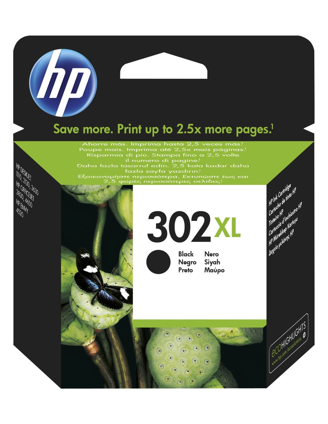 HP 302 Nero Ciano Magenta Giallo Cartucce Inchiostro 302 XL BLACK originali