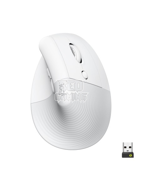Logitech Lift Mouse Ergonomico Verticale, Senza Fili, Ricevitore Bluetooth  o Logi Bolt USB, Clic Silenziosi, 4 Tasti