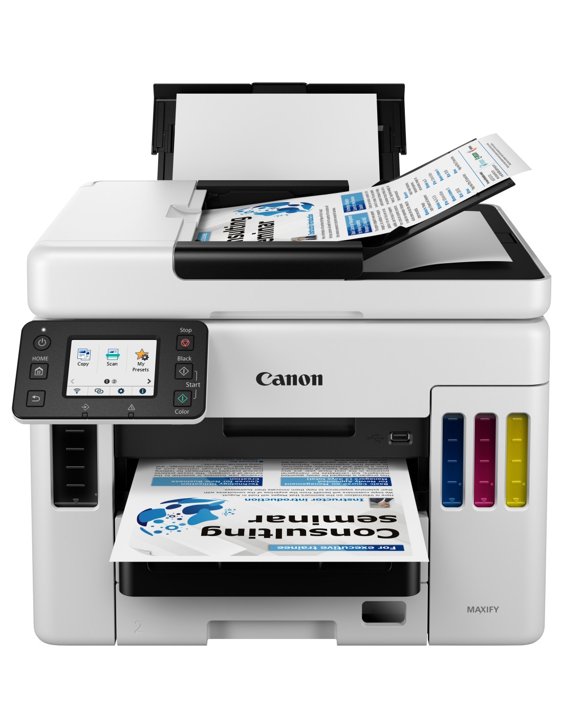 Canon MAXIFY Stampante multifunzione inkjet a colori ricaricabile wireless  MegaTank GX7050