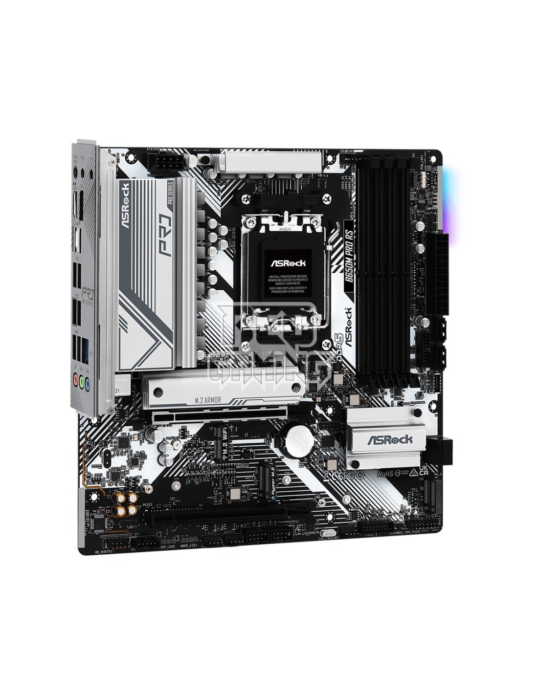 Asrock B650M Pro RS AMD B650 Presa di corrente AM5 micro ATX