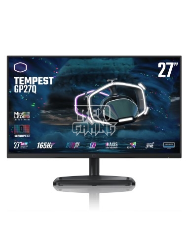 Monitor Cooler Master Gaming Tempest GP27Q LED (27") 2560 x 1440 Pixel Wide Quad HD Nero